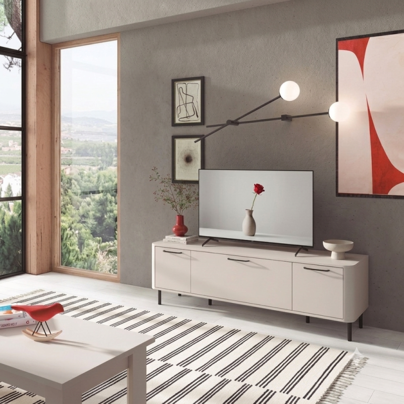 Mueble TV Venecia: Diseño Moderno 160x51x42 cm | Muebles Sari