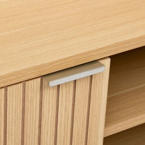 Mueble TV Tasso Beige 120 cm | Diseño Nórdico Estriado