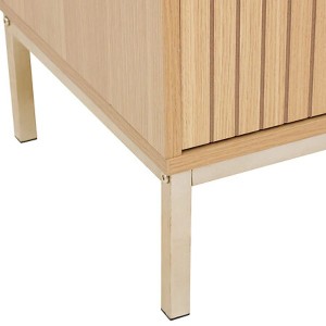 Mueble TV Tasso Beige 120 cm | Diseño Nórdico Estriado