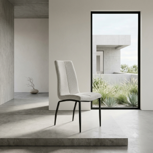 Silla de Comedor Tapizada con Textura | Estilo Moderno | Muebles Sari