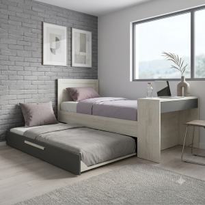 Cama Nido Juvenil con Escritorio Integrado | Muebles Sari