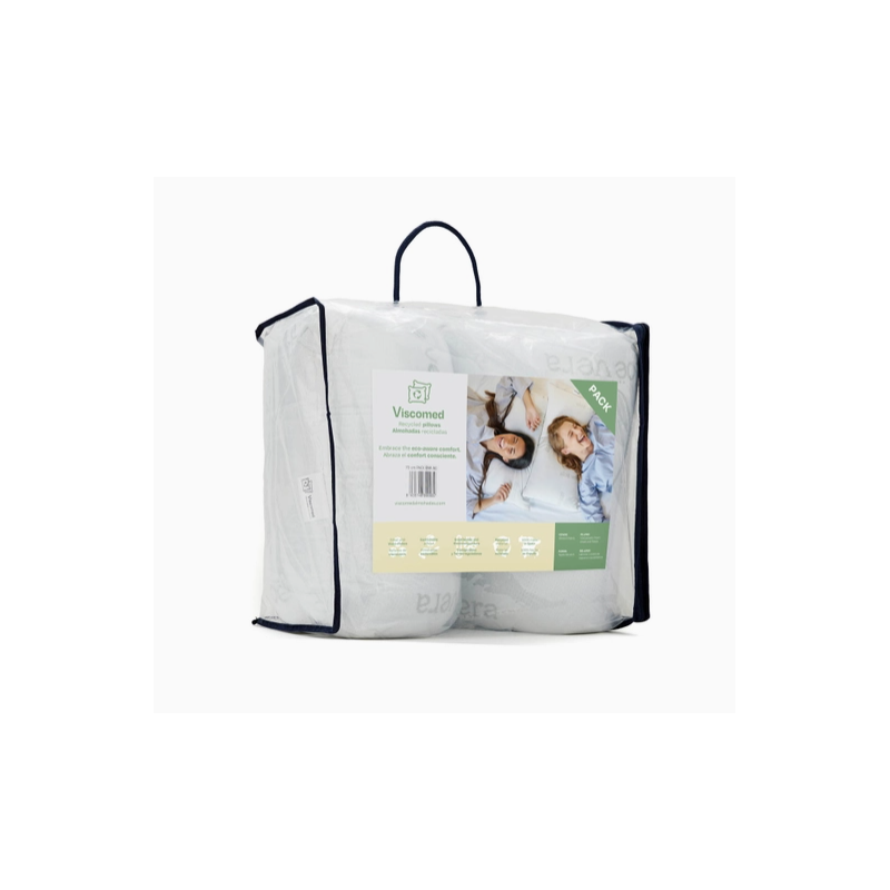 Pack Ahorro 2 Almohadas Viscomed | Viscoelástica Sostenible | Muebles Sari