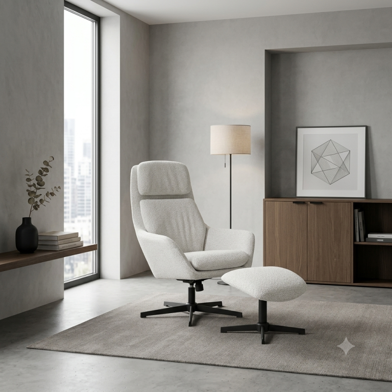 Sillón Ergonómico con Reposapiés - Diseño Moderno | Muebles Sari