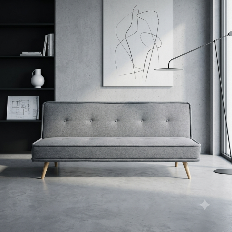 Sofá Cama Click-Clack Minimalista Estilo Nórdico | Muebles Sari