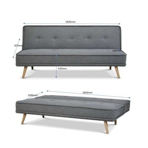 Sofá Cama Click-Clack Minimalista Estilo Nórdico | Muebles Sari