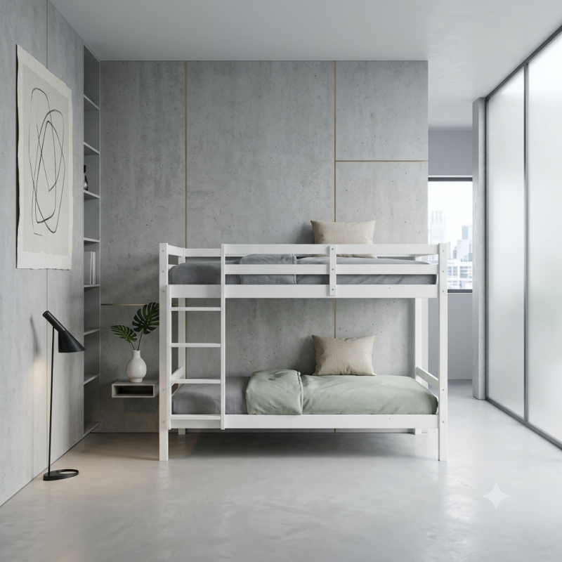 Litera Juvenil de Madera | Diseño Moderno y Seguro | Muebles Sari