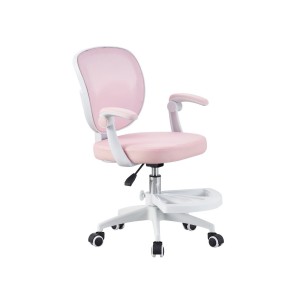 Silla de Escritorio Infantil con Reposapiés | Rosa | Muebles Sari