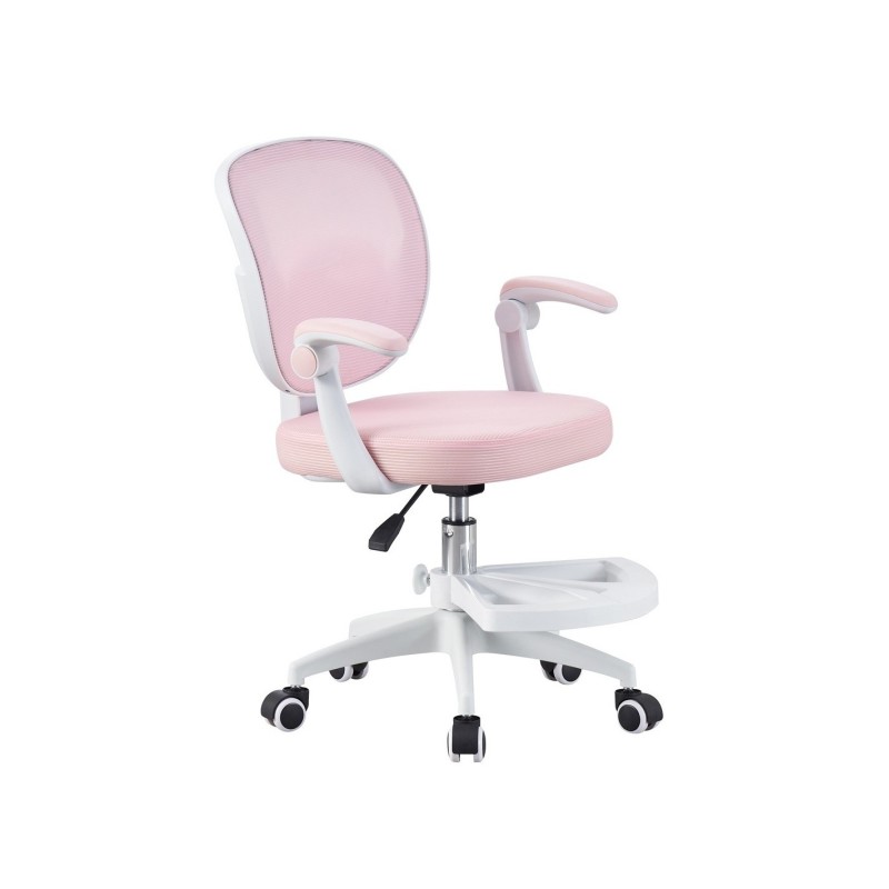 Silla de Escritorio Infantil con Reposapiés | Rosa | Muebles Sari