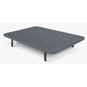 Pack Cama Completa: Colchón Visco 22cm y Base Tapizada Gris